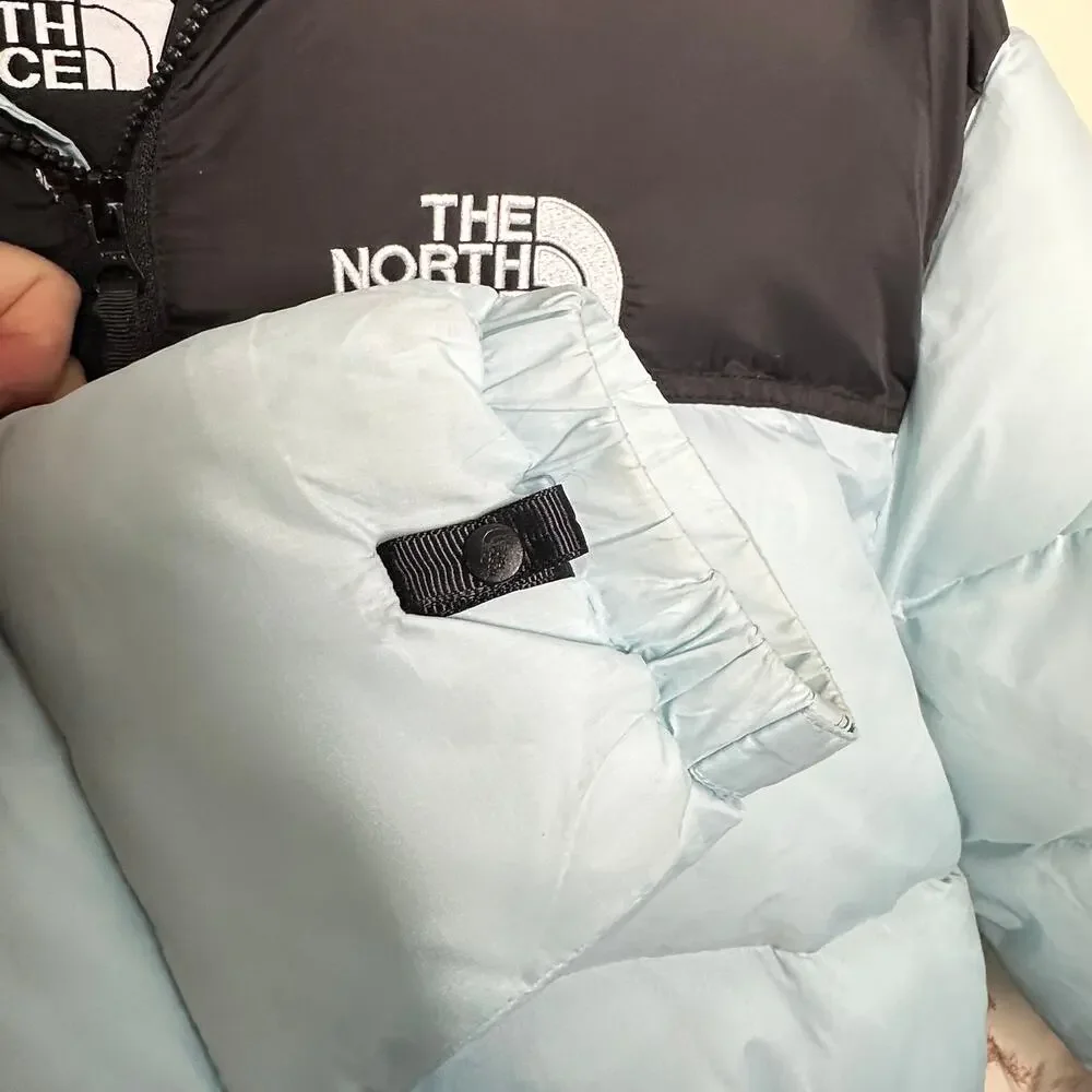 THE NORTH FACE 1996 Retro Nuptse Puffer Jacket Light Sky Blue Sz XXL